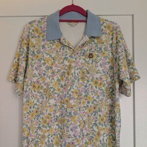 Teddy Fresh Terry Cloth Polo Shirt Dress NWOT.